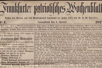 Vorschaubild Frankfurter Patriotisches Wochenblatt